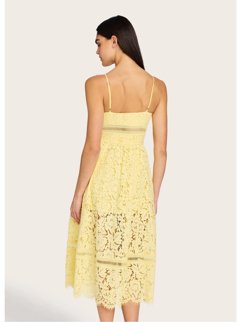 NEW GENERATION LOVE emma lace maxi dress in yellow - Picture 3 of 14